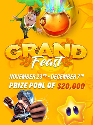 The Grand Feast promo at BetRivers Online Casino in Pennsylvania
