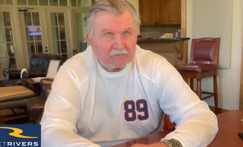 Picture of Mike Ditka predicting nfl betting for week 6